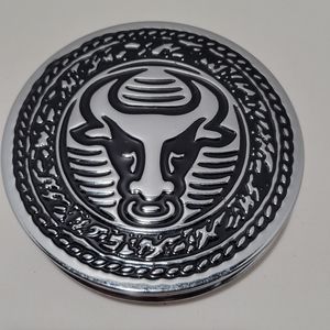 Vintage Avon wild country old bull Taurus logo coaster set